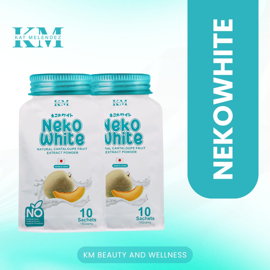 [DUO BUNDLE] KM Nekowhite Powdered Collagen Drink (Natural Cantaloupe Extract) 10 sachets